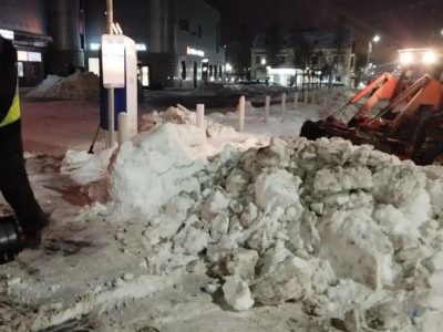 Калугу приводят в порядок после снегопадов 