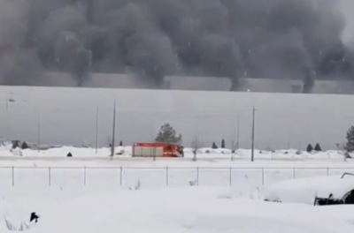 На калужском автозаводе компании АГР произошел крупный пожар