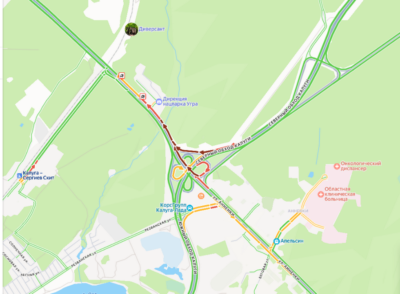 ДТП замедлили четыре автобусных маршрута