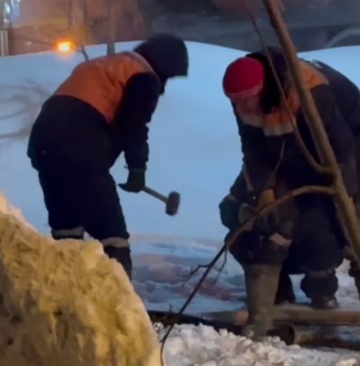Место утечки теплоносителя на Правобережье пока обнаружить не удалось Место утечки теплоносителя на Правобережье пока обнаружить не удалось