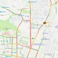 Коммунальная авария закупорила Московскую улицу