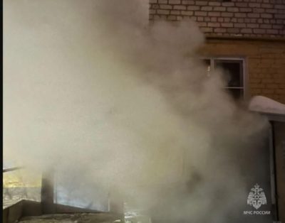 Человек пострадал при пожаре в подвале дома на Дзержинского