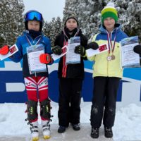 Юные калужские горнолыжники завоевали медали на Кубке Федераций