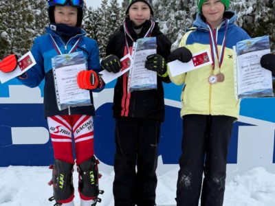 Юные калужские горнолыжники завоевали медали на Кубке Федераций