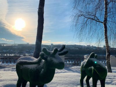 Облачная погода с прояснениями и гололедица