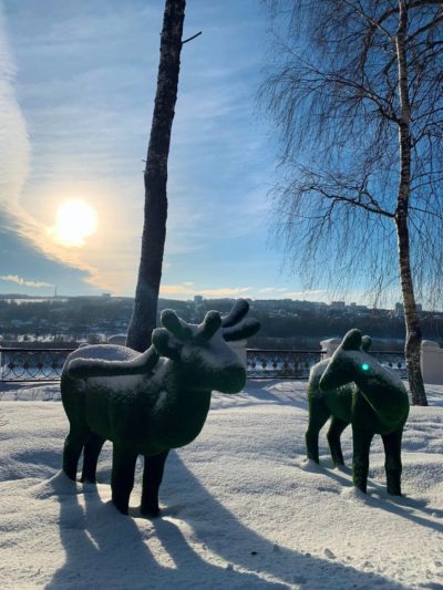 Облачная погода с прояснениями и гололедица