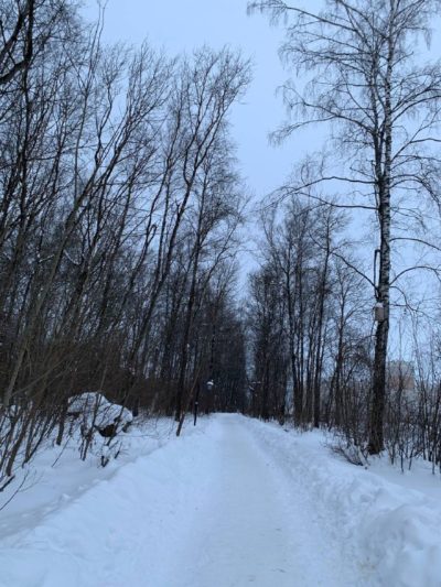 Небольшой снег и гололедица