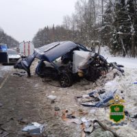 Два человека госпитализированы после ДТП на трассе А108