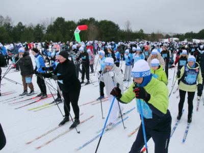 Четыре тысячи калужан приняли участие в «Лыжне России»