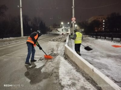 Борьба со снегом в Калуге идет полным ходом