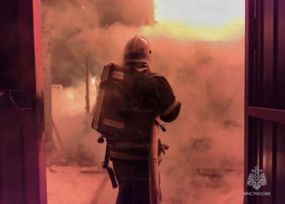 Двое детей погибли в огне