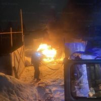 На Московской загорелся автомобиль