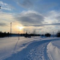 Переменная облачность и гололедица