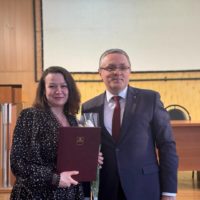 Дмитрий Денисов поздравил сотрудниц Управления калужского троллейбуса с наступающим праздником