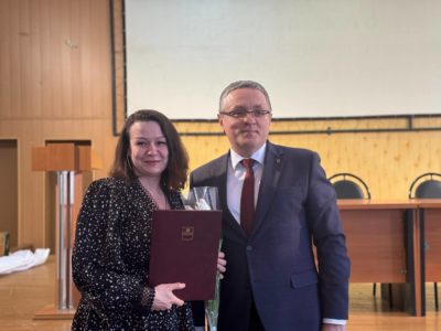 Дмитрий Денисов поздравил сотрудниц Управления калужского троллейбуса с наступающим праздником