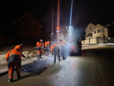 За неделю ямочный ремонт сделан на пяти улицах Калуги За неделю ямочный ремонт сделан на пяти улицах Калуги