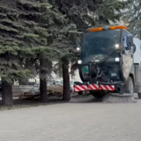 На уборку мраморной крошки отправлены автопылесосы