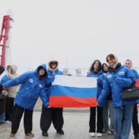 В Калуге прошёл патриотический митинг ко Дню космонавтики