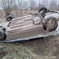 Несколько человек пострадали в жестком ДТП с переворотом под Калугой