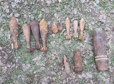 В Барятинском округе обезвредили 11 боеприпасов времен Великой Отечественной