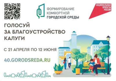 Семь территорий на выбор: в Калуге началось онлайн-голосование