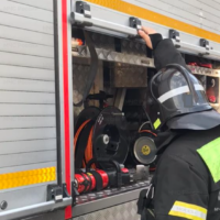 В Калуге загорелся гараж