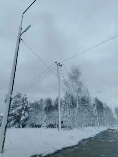 Циклон оставил без света три округа в Калужской области