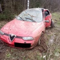 Водитель Alfa Romeo получил травмы в ДТП на трассе А108