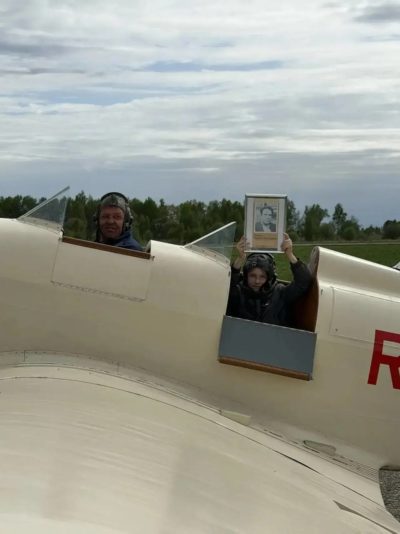 Калужан поздравили с Днем Победы с высоты птичьего полёта