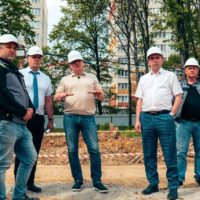 В Калуге продолжается строительство школы в микрорайоне Тайфун
