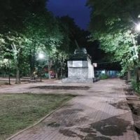 Уличное освещение модернизировали еще в одном сквере Калуги