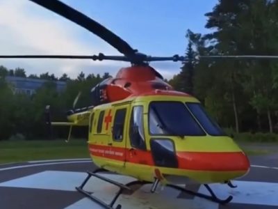 Калужская санавиация трижды за день эвакуировала детей