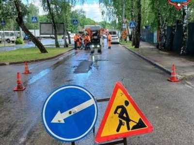 Ямочный ремонт сделали еще на шести улицах Калуги