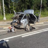 Три человека получили травмы в ДТП у моста через Оку Три человека получили травмы в ДТП у моста через Оку