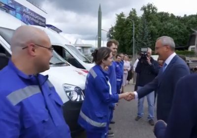 Калужская скорая помощь получила новые машины Калужская скорая помощь получила новые машины