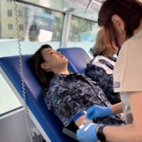 Калужские росгвардейцы сдали кровь