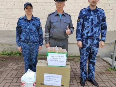 Сотрудники конвоирования передали гумпомощь бойцам СВО