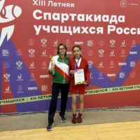 Калужские самбистки отличились на Спартакиаде учащихся России