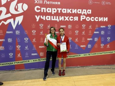 Калужские самбистки отличились на Спартакиаде учащихся России
