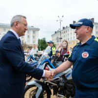 Автопарк калужской Госавтоинспекции пополнился четырьмя мотоциклами Автопарк калужской Госавтоинспекции пополнился четырьмя мотоциклами