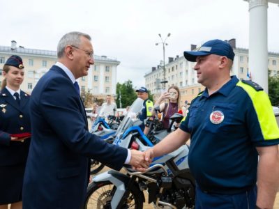 Автопарк калужской Госавтоинспекции пополнился четырьмя мотоциклами Автопарк калужской Госавтоинспекции пополнился четырьмя мотоциклами