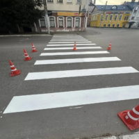 В Калуге за неделю разметили несколько улиц