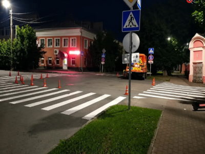 В Калуге разметили более 30 улиц В Калуге разметили более 30 улиц