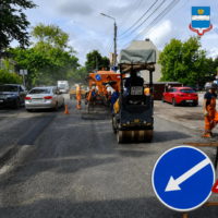 Ямы залатали на пяти улицах Калуги Ямы залатали на пяти улицах Калуги