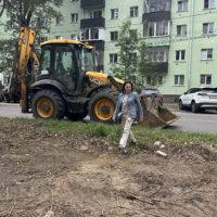 На улице Максима Горького скоро высадят молодые деревья