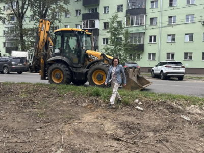 На улице Максима Горького скоро высадят молодые деревья