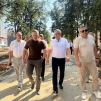Дмитрий Денисов проверил ход работ на улице Чичерина Дмитрий Денисов проверил ход работ на улице Чичерина