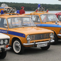 В Калуге проходит выставка ретроавтомобилей