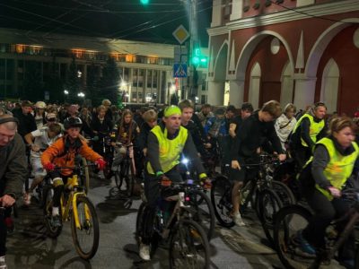 Ночной велопробег объединил сотни калужан