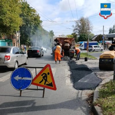 Ямочный ремонт сделали еще на шести улицах Калуги